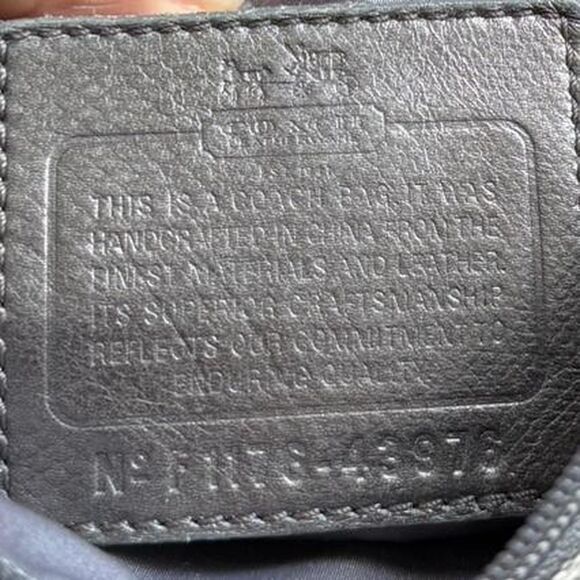 Vintage Coach Monogram Crossbody Bag - Picture 7 of 7